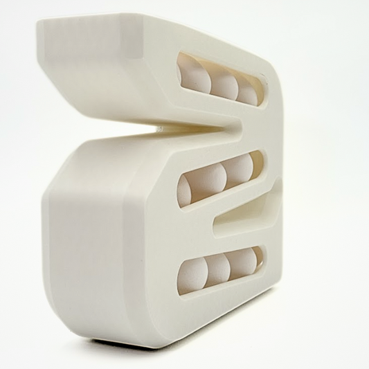 Vertical Egg Organizer for Fridge – Holds 15 Eggs | Space-Saving Gravity-Fed Egg Tray | Eco-Friendly Plastic