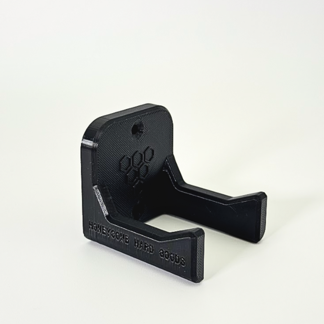 Hammer Wall Mount 2x2 Heavy Duty Holder for Claw Hammers PETG Plastic Tool Organizer Garage Pegboard Hook Alternative Honeycomb Hard Goods